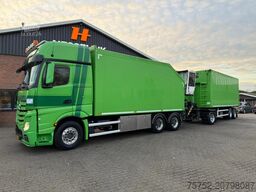 Mercedes-Benz Actros 2948 6X4 Knijpercombinatie Palfinger Eps...