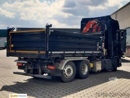 SCANIA S 660 V8 6X2*4 Kipper Kran Lenkachse Retarder