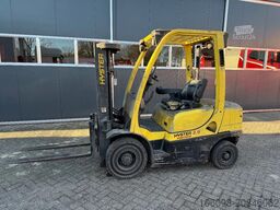 Hyster H 25 FT 2500 Kg diesel 3 delige mast,  side shift