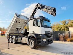MERCEDES-BENZ Arocs 2643 6x2 Kipper KRAN 17m lift/lenk