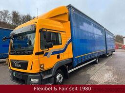 MAN 12.220 Jumbozug 120m³+Wecon Anhänger,Standklima