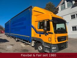 MAN 12.220 Jumbozug 120m³+Wecon Anhänger,Standklima