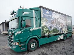 SCANIA G 280 / SOLÓWKA / 4x2 / FIRANKA - 7,7 m / BDE /