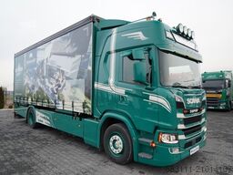 SCANIA G 280 / SOLÓWKA / 4x2 / FIRANKA - 7,7 m / BDE /