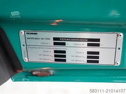 SCANIA G 280 / SOLÓWKA / 4x2 / FIRANKA - 7,7 m / BDE /