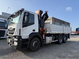 Iveco Stralis 260SY46 Kipper + Kran FASSI F195