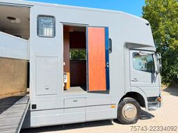 MERCEDES-BENZ ATEGO 1218  5  Pferde  Wohnung Dusche