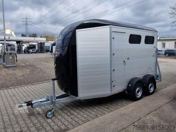 BÖCKMANN Portax L SR 2Pferdeanhänger NEUES MODELL Schwarz