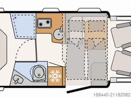 DETHLEFFS Just Camp T 7052 DBM Automatik / 5. Gurtplatz