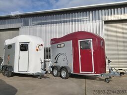 Cheval Liberté 2er Pferde Trailer Gold 3 premium blau Sattelkammer