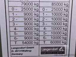 LANGENDORF SATU 60/85 low-bed extendable semi-trail