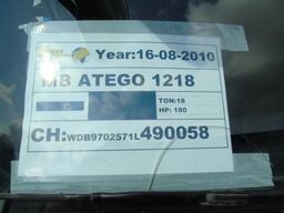 Mercedes-Benz Atego 1218 + euro 5 + lift