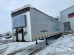 Odprta polprikolica s ponjavo Schwarzmüller Schiebeplane Papier