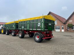 Kröger 18to 560er bereift 3 Schieber mit Kunststoffbordwand Interne Nr. 40758