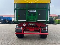 Kröger 18to 560er bereift 3 Schieber mit Kunststoffbordwand Interne Nr. 40758