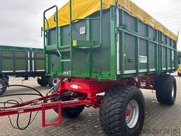 Kröger 18to 560er bereift 3 Schieber mit Kunststoffbordwand Interne Nr. 40758