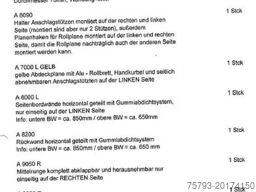 Kröger 18to 560er bereift 3 Schieber mit Kunststoffbordwand Interne Nr. 40758