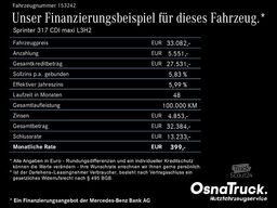 MERCEDES-BENZ Sprinter 317 CDI maxi L3H2 Klima, Kamera, Navi