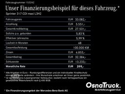 MERCEDES-BENZ Sprinter 317 CDI maxi L3H2 Klima, Kamera, Navi