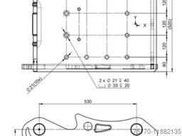  OilQuick OQ65 Adapterplatte für Westtech & mehr