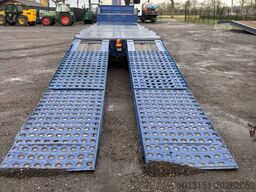 Broshuis Lowloader tieflader 3 assen leaf spring, laadklep