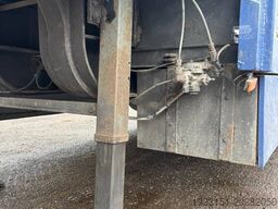 Broshuis Lowloader tieflader 3 assen leaf spring, laadklep