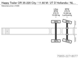 Happy Trailer OR 35-220 City / 11.60 M / 2T D`Hollandia / NL ...