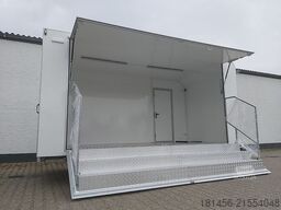 trailershop Eventtrailer Messe Präsentation 470x200x230cm