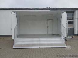 trailershop Eventtrailer Messe Präsentation 470x200x230cm