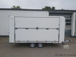 trailershop Eventtrailer Messe Präsentation 470x200x230cm