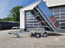 trailershop riesig Debon PW 3.6 mit Bordwandaufsatz elektro