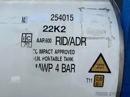 Welfit Oddy 20FT ISO / 25.030L / 1-COMP.  / BAFFLES / IMO 1...