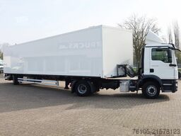 MAN TGM 15.290 Trekker + Heiwo city trailer geïsole...