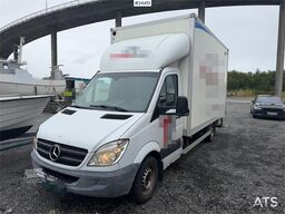Mercedes-Benz Sprinter 316 CDI box truck with tail lift and two