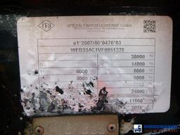Feldbinder Powder tank alu 63 m3 (tipping)
