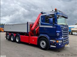 Scania R 560 V8 8x4 Retarder Hiab 24 Tonmeter laadkraan