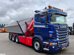 Scania R 560 V8 8x4 Retarder Hiab 24 Tonmeter laadkraan