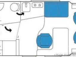 NIESMANN+BISCHOFF Smove 6.9 B *Klima*G-Tank*ClouLine-Design*Solar*