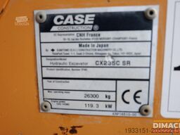 Case CX235C SR Mono giek - airco - oilquick - schuif...