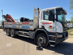 Scania P410 6x4 + CRANE PALFINGER PK18002 EH B (3x) + ...