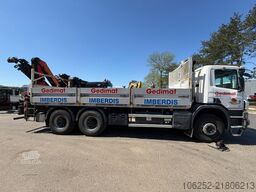 Scania P410 6x4 + CRANE PALFINGER PK18002 EH B (3x) + ...