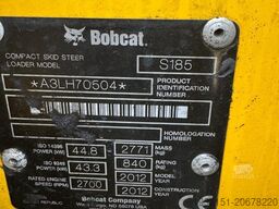 BOBCAT S185 Schranklader - 4 cil. Kubota motor - high ...