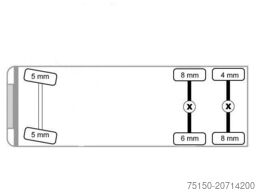 MERCEDES-BENZ 3355 6x4 BL - 136 to - Nr.: 436