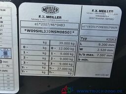 Meiller Meiller KISA3 Stahlmulde 23 m³ Plane -SAF Achsen
