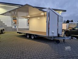 Blyss Messe Eventtrailer aerodynamische front 2 Klappen Bodentief