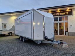 Blyss Messe Eventtrailer aerodynamische front 2 Klappen Bodentief