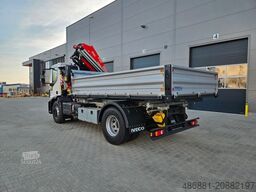 IVECO MLC 180E28 Dreiseitenkipper mit Kran