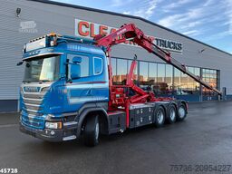 Scania R 580 8x4 Euro 6 Retarder Hiab 24 Tonmeter laad...