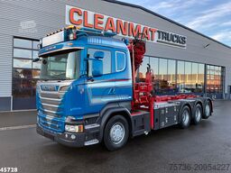 Scania R 580 8x4 Euro 6 Retarder Hiab 24 Tonmeter laad...