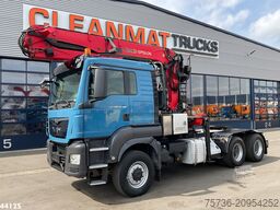Man TGS 33.480 6x6 Euro 6 Palfinger 27 Tonmeter boo...